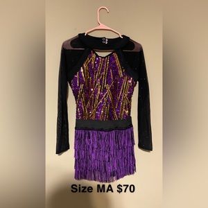 Jazz/ Tap Costume Size MA